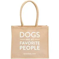 Treusinn Treusinn Eco Shopper "Dogs Favorite People" / 100% Jutegewebe / umweltfreundlich – Produktbild 1 von 1
