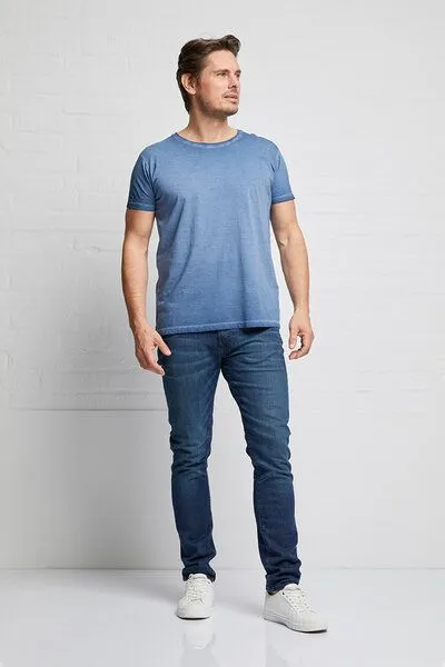 Wunderwerk Wunderwerk Herren T-Shirt aus Bio-Baumwolle "Core Tee mal tinto male", Dunkelblau (old navy 695), – Produktbild 1 von 2