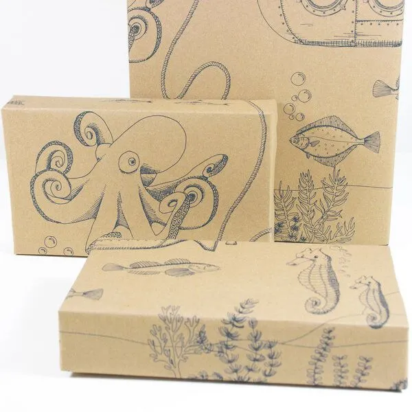 Bow & Hummingbird Bow & Hummingbird Geschenkpapier/Poster Unterwasserwelt – Produktbild 5 von 8
