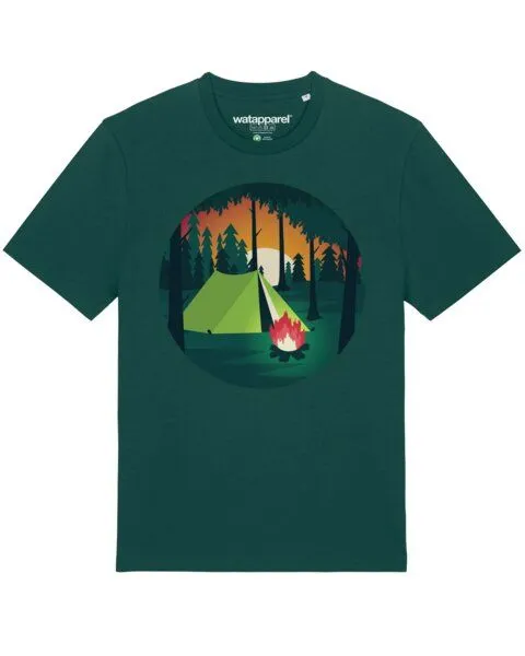 watapparel watapparel T-Shirt Unisex Zelten, Glazed green, – Produktbild 1 von 3