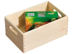 Kesper KESPER Aufbewahrungskiste aus Kiefernholz, mit Griffen, 30 x 20 x 14 cm – Produktbild 1 von 1