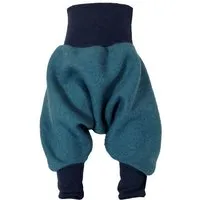 liebewicht liebewicht Yogahose Sarouelhose Pumphose Wolle verschiedene Farben nach Wahl, Petrol/dunkelblau, – Produktbild 1 von 1