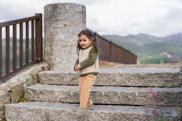 PETER JO PETER JO Jacke aus Bio-Cordsamt und Fleece Arizona, Khaki, – Produktbild 2 von 4