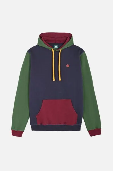Trendsplant Organic Color Block Hoodie Trendsplant Blue, Bunt, – Produktbild 2 von 4