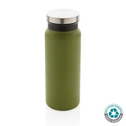 XD Collection RCS recycelte Stainless Steel Vakuumflasche 600ml, grün, Grün, – Produktbild 1 von 1