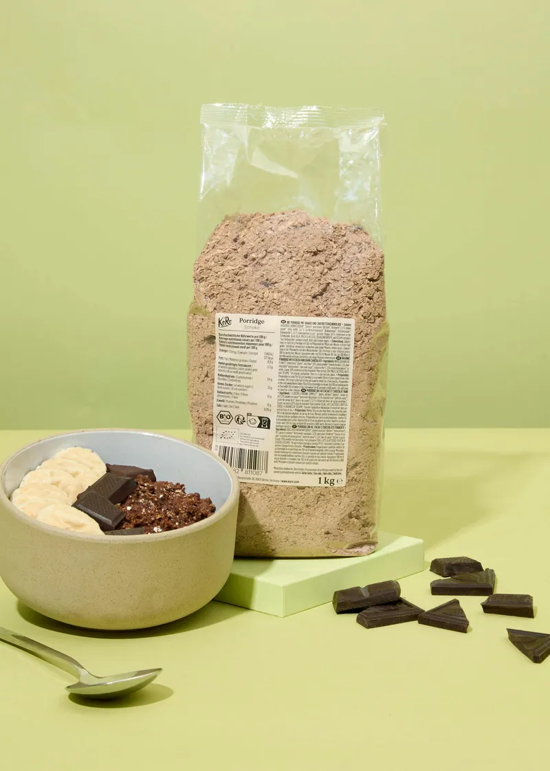 KoRo Bio Schoko Porridge 1 kg – Produktbild 1 von 4
