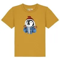 watabout kids watabout.kids T-Shirt Kinder Pinguin, Ochre, – Produktbild 1 von 1
