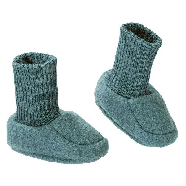 Disana disana Baby Schurwolle Walk-Schuhe kbT-Merinowolle, Eukalyptus, – Produktbild 1 von 2