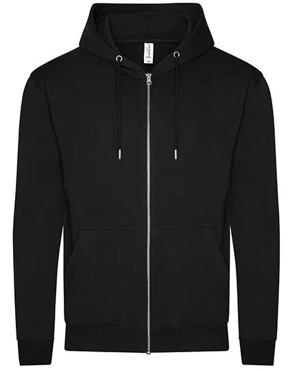 Just Hoods Just Hoods Herren Unisex College Hoodie, Deep black, – Produktbild 2 von 3