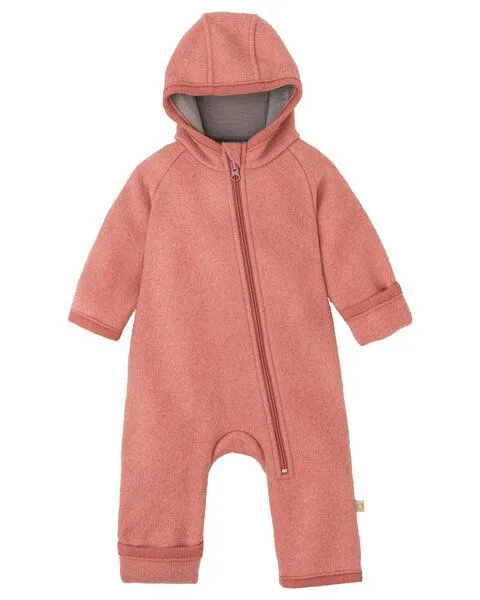 Disana Disana Baby Walk Zipp Overall kbT-Merinowolle, Softpink, – Produktbild 1 von 4