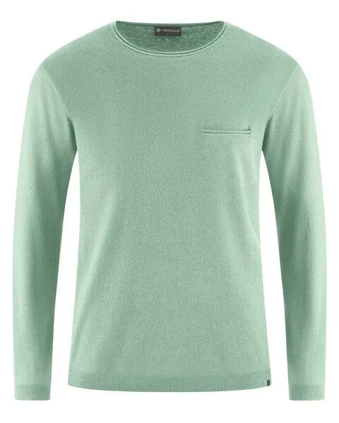HempAge HempAge Hanf Sweatshirt, Menta(grün), – Produktbild 1 von 4
