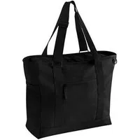 BagBase BagBase Circuit Gym Bag Sporttasche/Reisetasche/Einkaufstasche 22 Liter Volumen aus recyceltem Polyester, Schwarz, – Produktbild 1 von 1