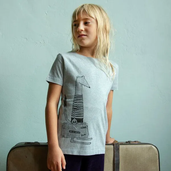Cmig Cmig Reisewiesel T-Shirt, Heather ice blue, – Produktbild 1 von 4