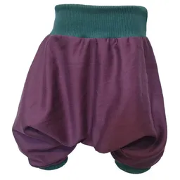 liebewicht liebewicht kurze Pumphose Sommerhose lila aus Bio Satin – Produktbild 1 von 1