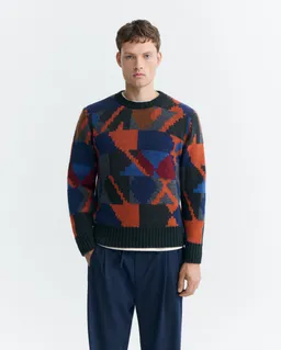 thinking mu Merino Stickpullover Modell: Matgi – Produktbild 1 von 1