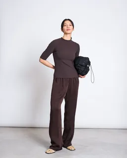 JAN N JUNE JAN 'N JUNE Damen vegan T-Shirt Nina Mud – Produktbild 1 von 1