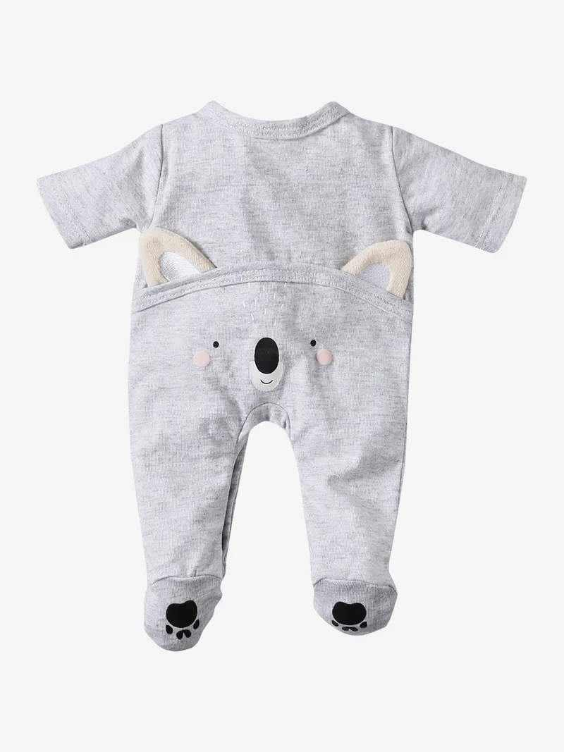 Vertbaudet Puppen Schlafanzug für Puppen mit 30-36 cm koala, Grau koala, – Produktbild 4 von 4