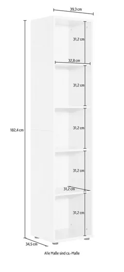 Schildmeyer Aktenregal Serie 200,Aktenregal, Made in Germany, B: 39,3 cm, Solide Verarbeitung - Dieses Produkt ist in Deutschland gefertigt – Produktbild 1 von 1