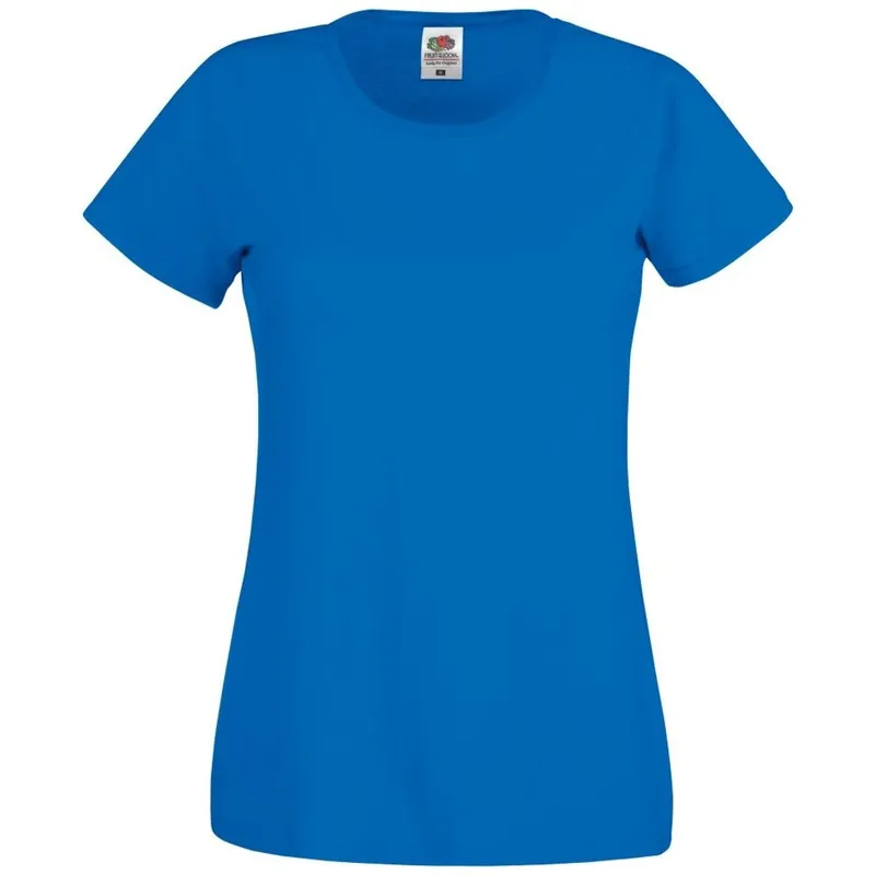 Fruit Of The Loom Fruit of the Loom Cotton Classics Damen T-Shirt 16.1420 Gr. 2XL royal blue – Produktbild 1 von 1