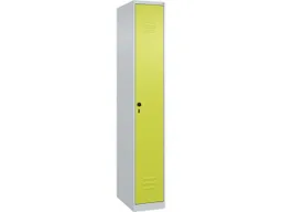 C+P C+P Spind Classic PLUS, 1 Abteil, 1850x300x500mm, Lichtgrau/Clowngrün – Produktbild 1 von 1