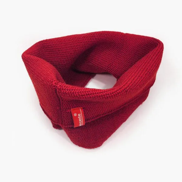 vincente vincente Halsschlauch hochelastisch aus Wolle, Rot, – Produktbild 1 von 2