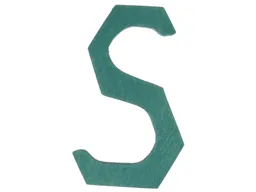Grimms Grimms Anthroposophisches S Buchstabe aus Lindenholz, bunt lasiert Maße 7,5 x 6 x 1 cm – Produktbild 1 von 1