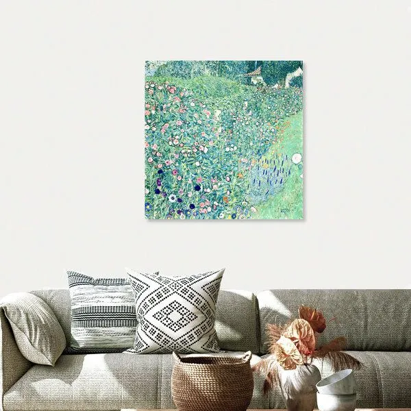 Photocircle Photocircle Poster / Leinwandbild - Gustav Klimt: Italienische Gartenlandschaft – Produktbild 4 von 4