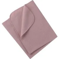 Engel natur Engel Natur Babydecke mit Muschelkante Bio-Merinowolle Fleece melange rosenholz Maße 80 x 100 cm – Produktbild 1 von 1