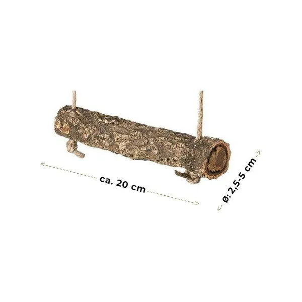 Kork-Deko Kork-Deko Naturkork-Ast als Vogel-Schaukel | Kork-Sitzstangen als Schaukel | ⌀ 2,5 - 5 cm – Produktbild 5 von 6