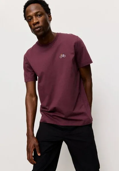 recolution recolution T-Shirt AGAVE BIKE, Dark plum, – Produktbild 3 von 4