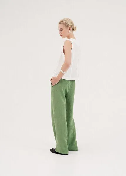 AmourLinen AmourLinen Greta Leinenweste, Weiß, – Produktbild 2 von 4