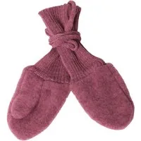 Reiff Strickwaren Baby und Kinder Handschuhe Bio-Merinowolle Fleece malve Gr.1 (1 Jahr), Rot, – Produktbild 1 von 1