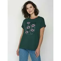 GreenBomb GREENBOMB No Rain Loony - Sportliches T-Shirt aus Bio-Baumwolle mit Rollup Sleeve / hochwertiger Print / GOTS / Fair & Vegan – Produktbild 1 von 1