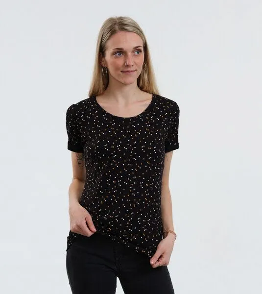 Gary Mash GARY MASH Shirt Taylor Dots aus LENZING ECOVERO Mix, Schwarz, – Produktbild 1 von 4