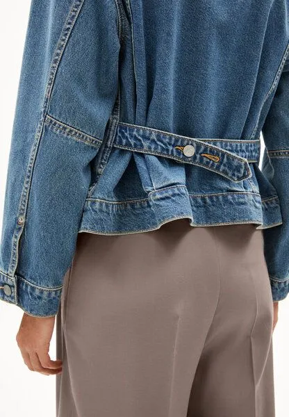 ARMEDANGELS ARMEDANGELS TAANA Damen Jeansjacke aus recycelter Baumwolle, Celestial, – Produktbild 3 von 4