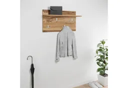 OTTO home Garderobenpaneel Paris (1 St), Praktische Wandgarderobe mit Doppelhaken (B/T/H): 70/21,5/40 cm – Produktbild 1 von 1