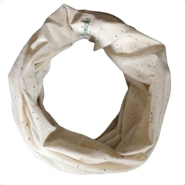 liebewicht liebewicht Multifunktions Loop weiß/bunt gesprenkelt mit verschiedenen Motiven nach Wahl, White, – Produktbild 3 von 8