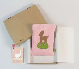 Pat und Patty Pat und Patty Wärmekissen "Reh", Dinkelkörner ,Farbe: rosa Samt – Produktbild 1 von 1