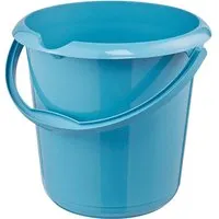 Keeeper keeeper Eimer "Mika Eco Line" mit Ausguss, Skala und Griff, Ø 30 cm, 10 l, blau – Produktbild 1 von 1