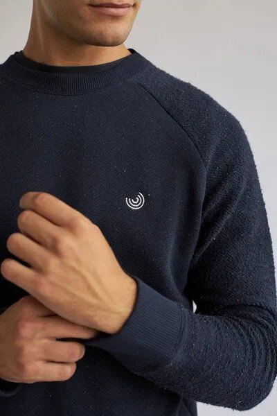 TWOTHIRDS TWOTHIRDS Klassisches Sweatshirt Dunmore, Navy, – Produktbild 2 von 3