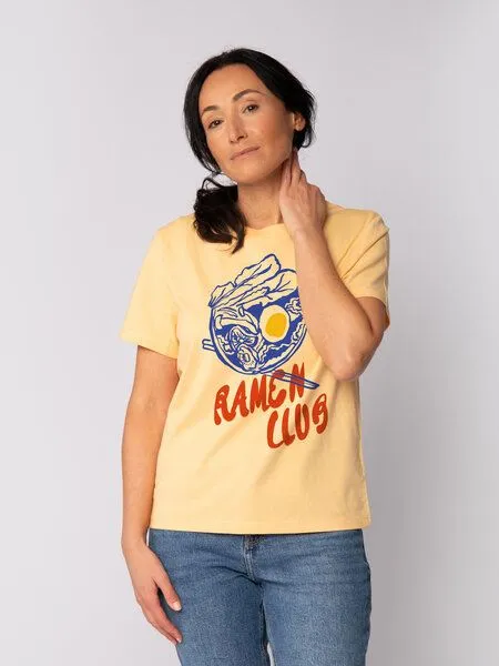 watapparel watapparel T-Shirt Frauen Ramen Club, Nispero, – Produktbild 1 von 4