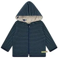 loud proud loud + proud Babys & Kinder Wendejacke mit Kapuze, GOTS-zertifiziert, Ultramarine(blau), – Produktbild 1 von 2