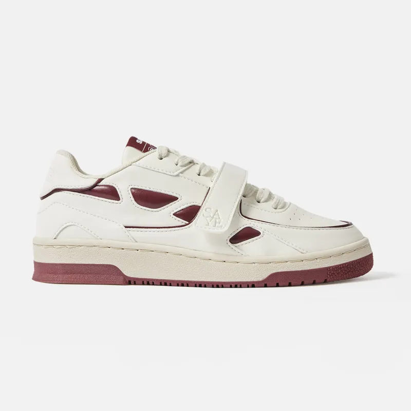 SAYE SAYE Herren vegan Sneakers Modelo '92, Dunkelrot, – Produktbild 2 von 2