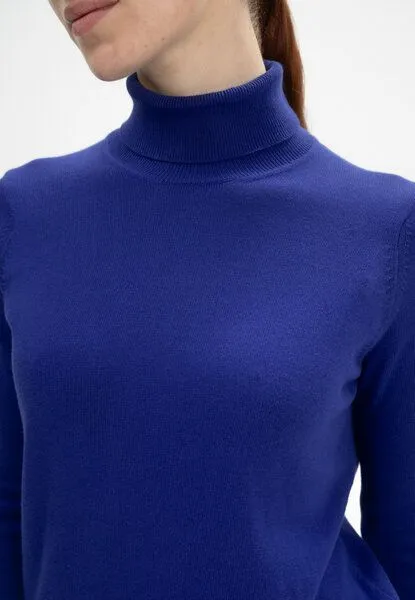 MELA Rollkragen-Pullover Modell: Mayura GOTS, Bold blue, – Produktbild 5 von 5