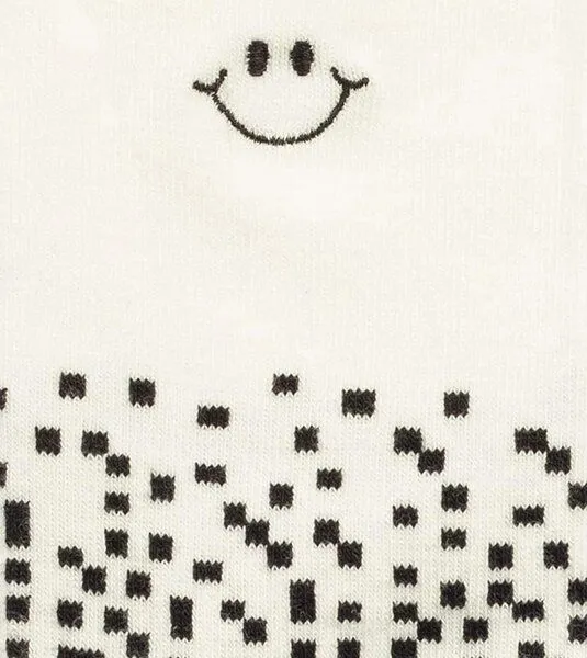 DillySocks DillySocks Kurze Socken Granular Laughter aus Biobaumwoll-Mix – Produktbild 2 von 3