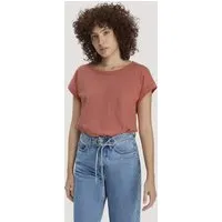 hessnatur hessnatur Light Slub T-Shirt Relaxed aus reiner Bio-Baumwolle, Pfirsichrot, – Produktbild 1 von 1