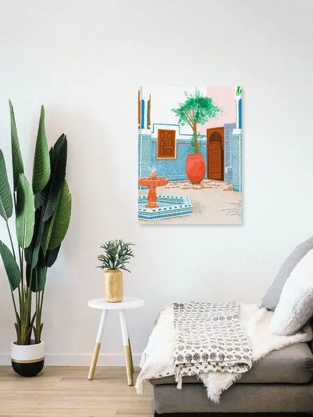Photocircle Photocircle Poster / Leinwandbild - Moroccan Villa – Produktbild 4 von 4