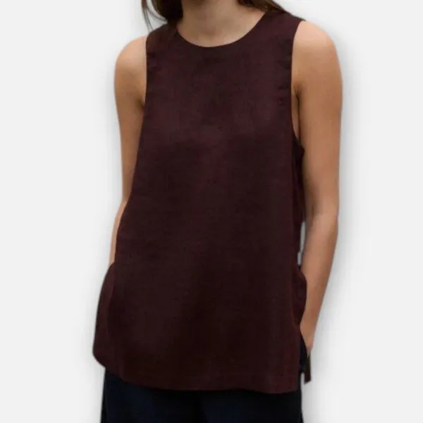 ECOALF ECOALF ärmelloses Shirt / Top aus 100 % Leinen – Produktbild 2 von 2