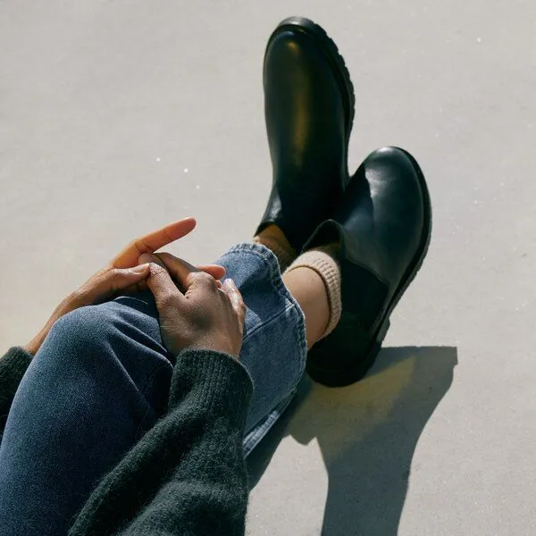 SORBAS SORBAS '92 Leder Chelsea Boots, Schwarz, – Produktbild 4 von 8