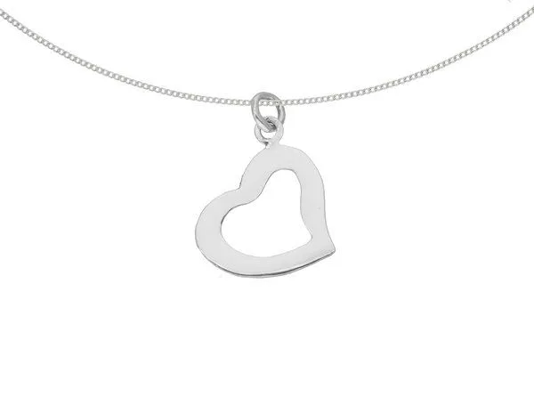 pakilia pakilia Silber Kette Herz minimalistisch fair-trade und handmade – Produktbild 2 von 4